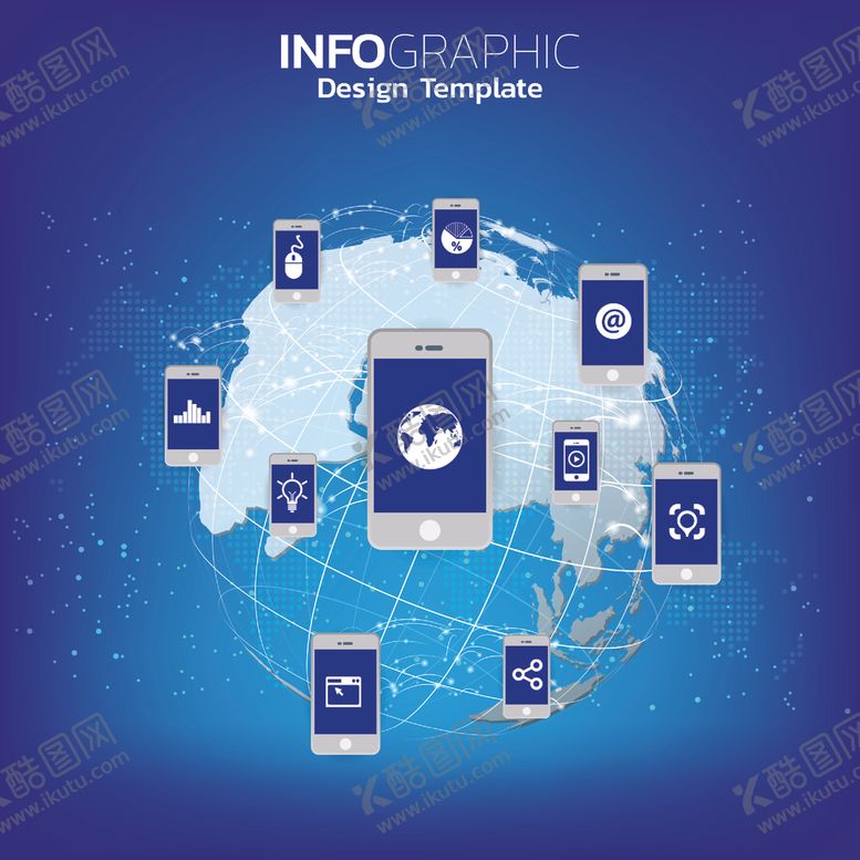 编号：47858504142247081444【酷图网】源文件下载-手机网络背景