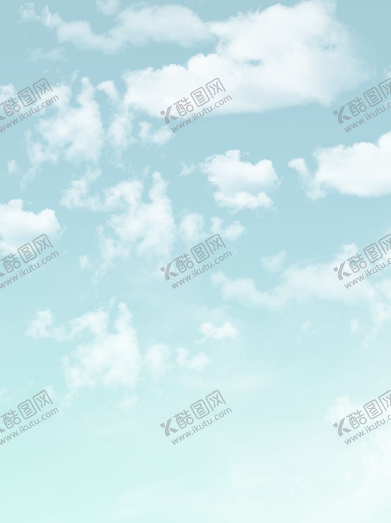 编号：48167807081727258372【酷图网】源文件下载-清新空气蓝天白云背景