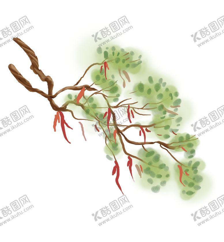 编号：81335505042330408171【酷图网】源文件下载-水墨中国风迎客松
