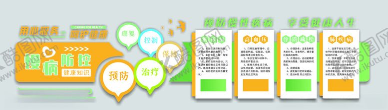 编号：72918512202217245687【酷图网】源文件下载-预防慢性病