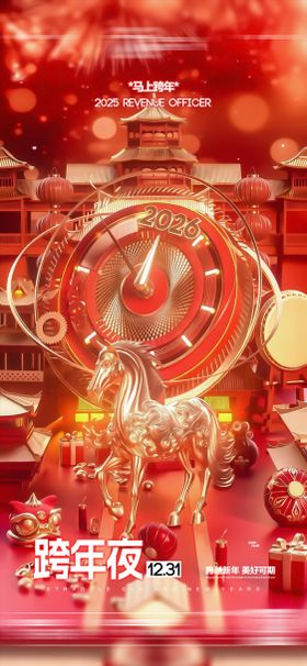 酒吧跨年新年活动海报