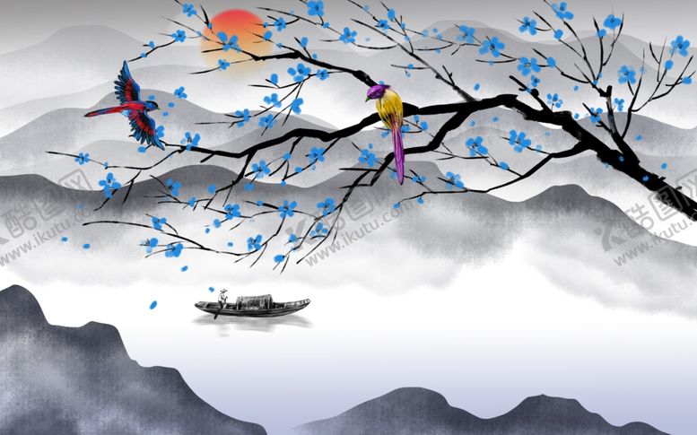 编号：37755610250719165734【酷图网】源文件下载-山水画