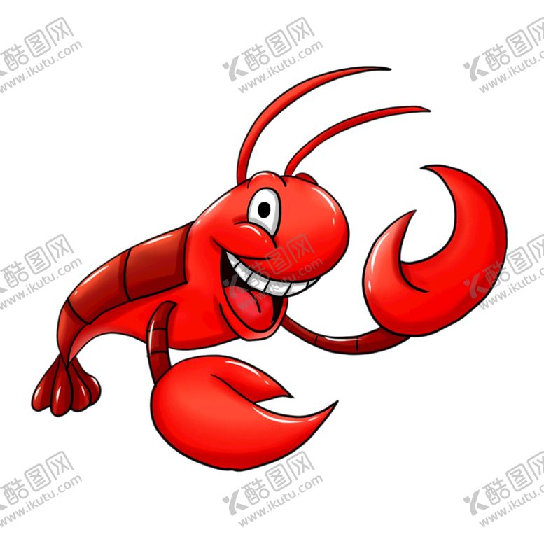 编号：43614206161738339639【酷图网】源文件下载-卡通龙虾