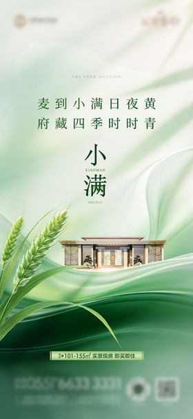 小满节气背景