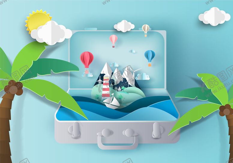 编号：32156809181648111620【酷图网】源文件下载-创意旅行海报