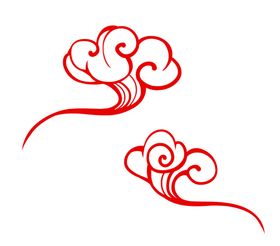 祥云中国风元素素材png
