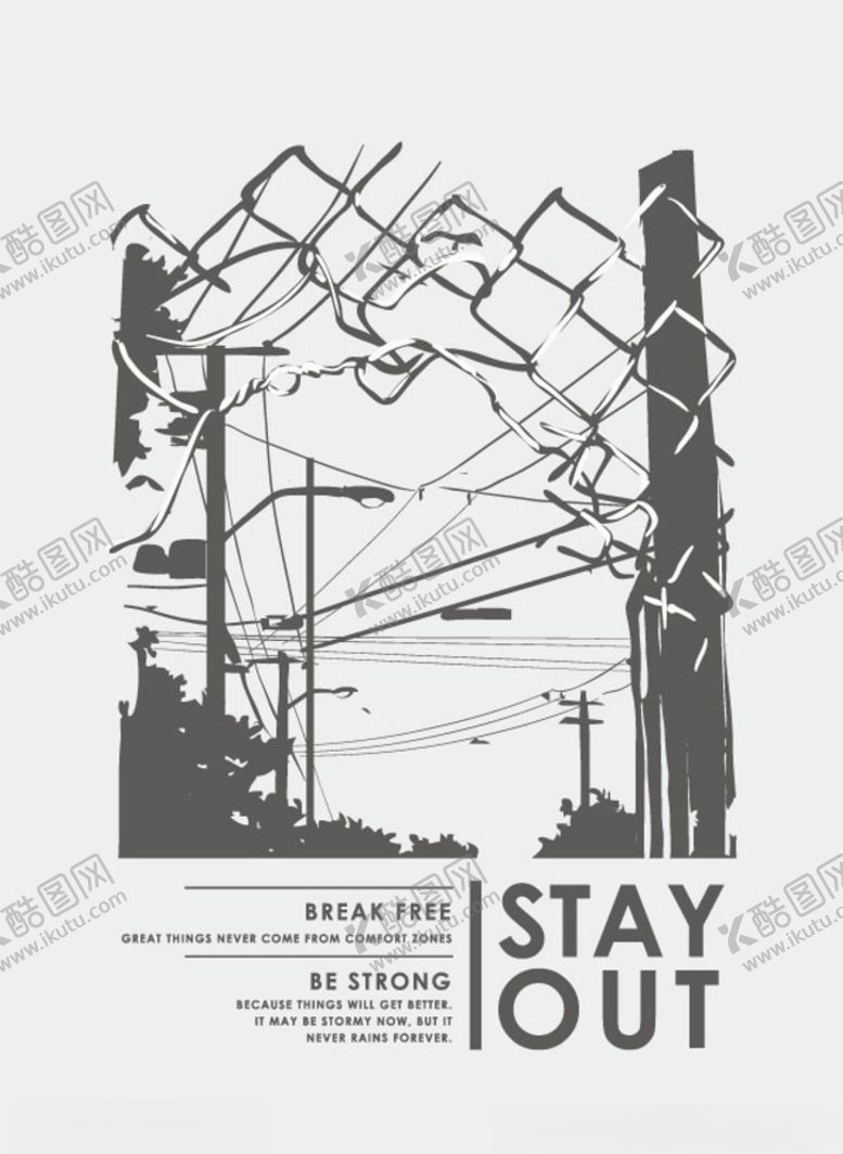 编号：79555810101418537626【酷图网】源文件下载-男装T恤印花