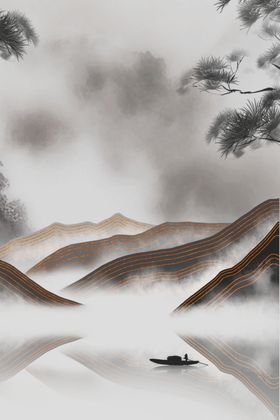 水墨插画