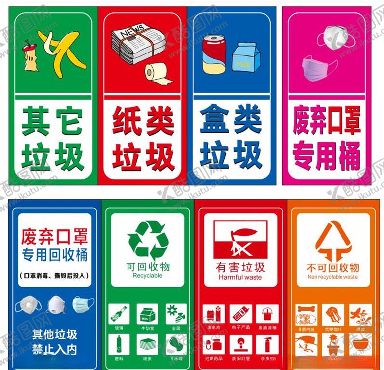 编号：35932307140329364255【酷图网】源文件下载-垃圾桶贴纸