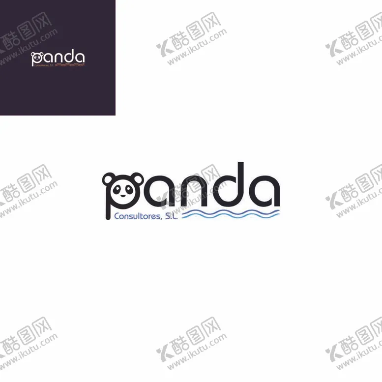 编号：72930012020047404085【酷图网】源文件下载-熊猫大气企业LOGO设计图片