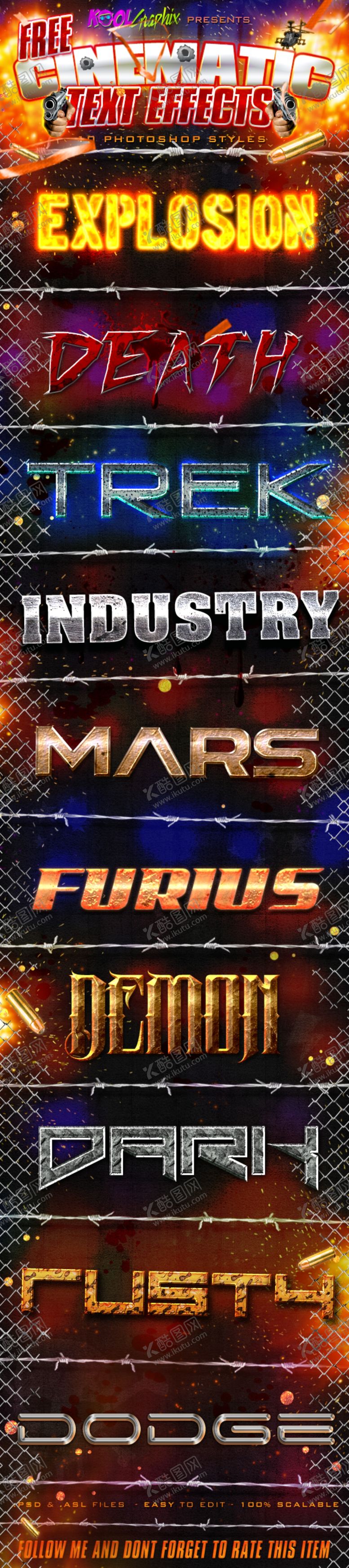 编号：43179809220414221073【酷图网】源文件下载-字体特效