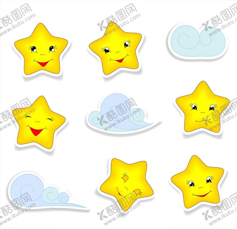 编号：65094510081412024997【酷图网】源文件下载-卡通星星