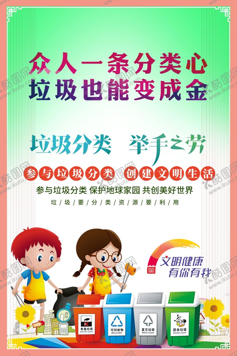 编号：45156706190633137128【酷图网】源文件下载-垃圾分类