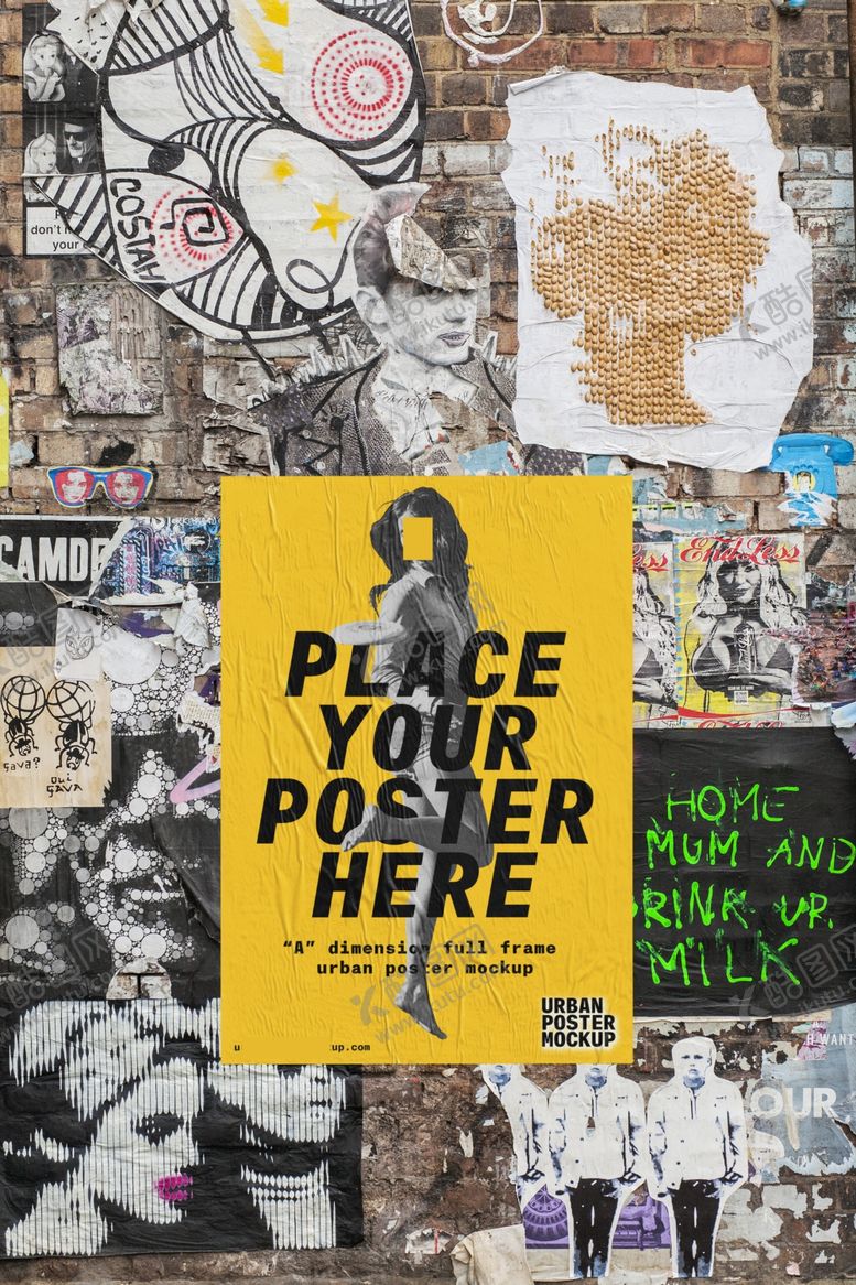 编号：33616010131940225661【酷图网】源文件下载-海报样机展示效果图