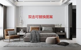 客厅效果图 壁画样机 产品主图