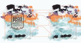 水彩风郁金香花卉图案
