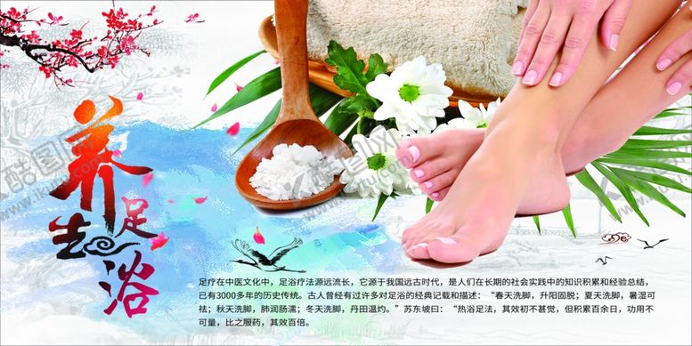 编号：91346001251435195555【酷图网】源文件下载-足浴海报