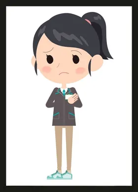 手绘卡通女孩动画动画