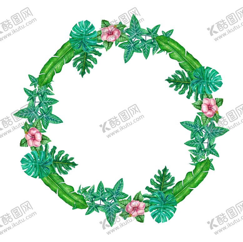 编号：24418812200415185720【酷图网】源文件下载-叶子花环