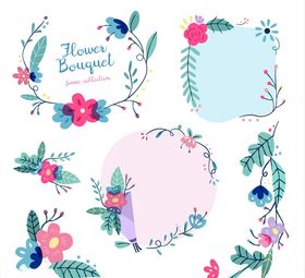 矢量花边花纹