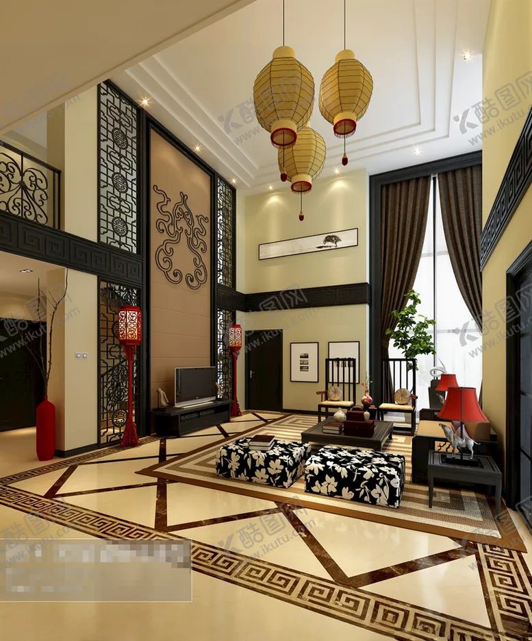 编号：95148909090752471120【酷图网】源文件下载-客厅效果图