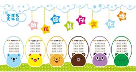 可爱卡通动物主题教室布置