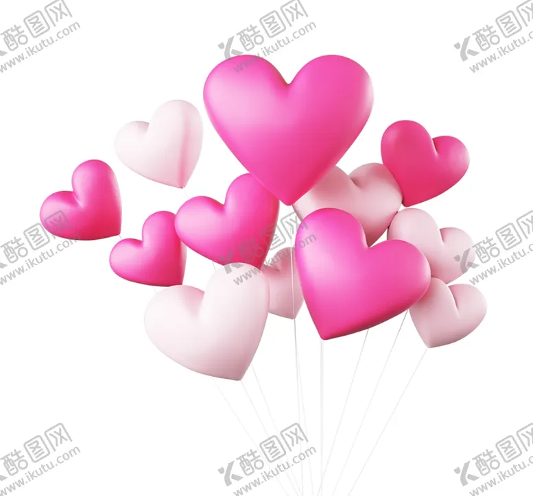 编号：58297006290239573613【酷图网】源文件下载-爱心气球