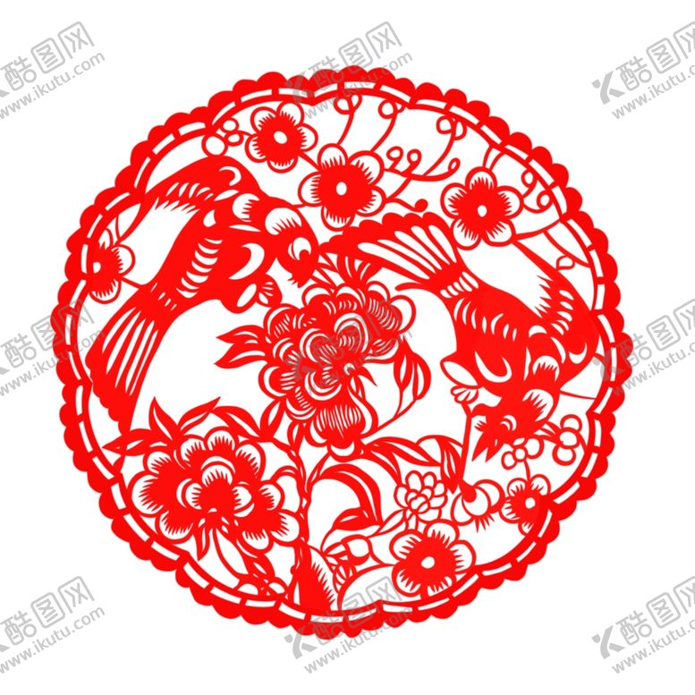 编号：81297110270748199227【酷图网】源文件下载-中国风节日剪纸画