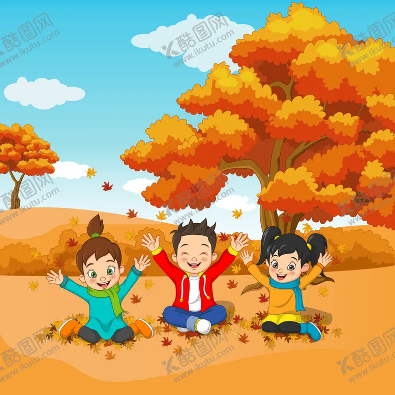 编号：04987609180027549175【酷图网】源文件下载-卡通快乐儿童   