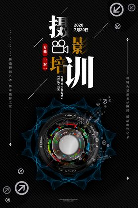 摄影入门培训海报