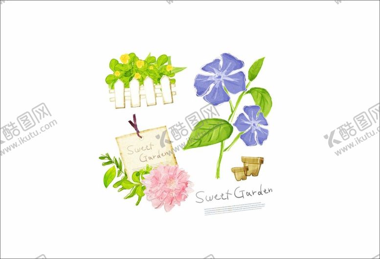 编号：94666810290841449882【酷图网】源文件下载-卡通花