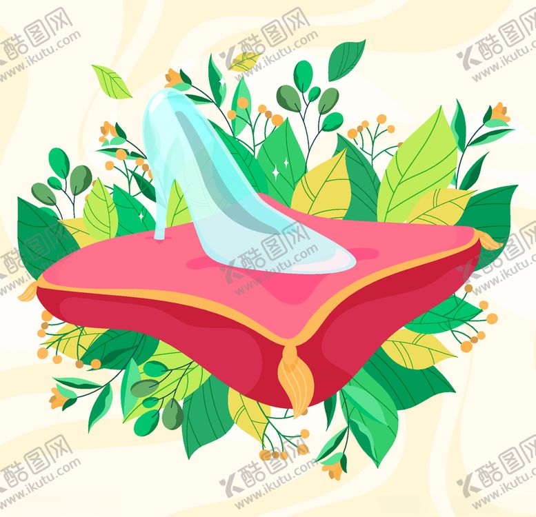 编号：64486607070330126872【酷图网】源文件下载-水晶鞋