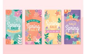 春季主题卡片设计
