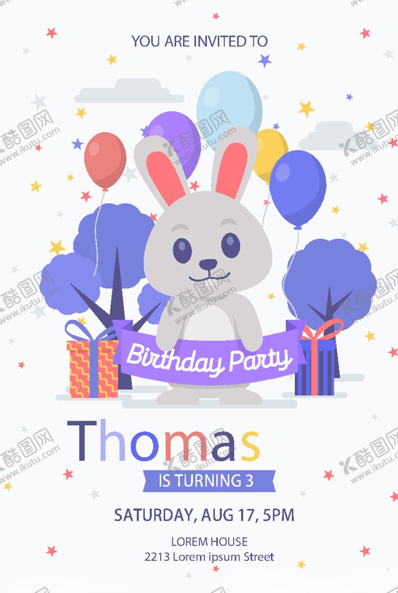 编号：19108909221428113054【酷图网】源文件下载-卡通邀请函