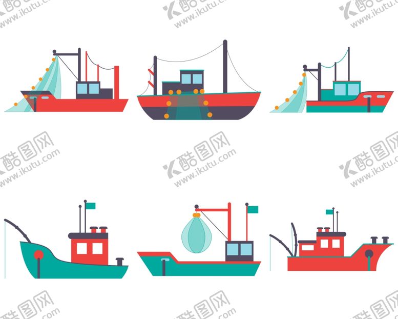 编号：69138910281230122038【酷图网】源文件下载-卡通船