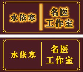 男性私整名医工作室海报