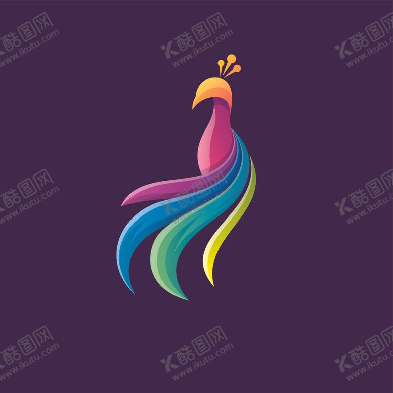 编号：99449110061747532062【酷图网】源文件下载-孔雀logo
