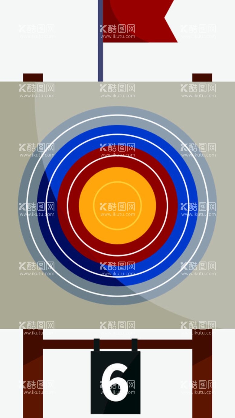 编号：94171312242022527626【酷图网】源文件下载-打靶心矢量图卡通