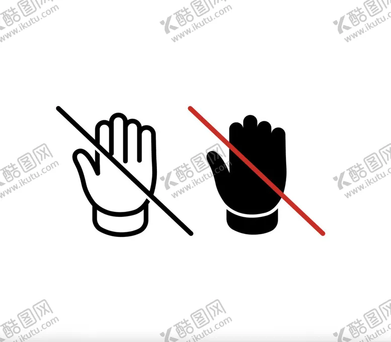 编号：28024601272356032370【酷图网】源文件下载-禁止触摸图标