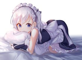 彩色动漫人物插画背景