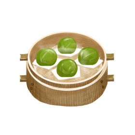清明青团素材