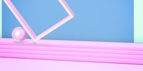 时尚背景白领网页公司展板
