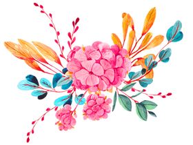 鲜花装饰郁金香真纺织印风信子