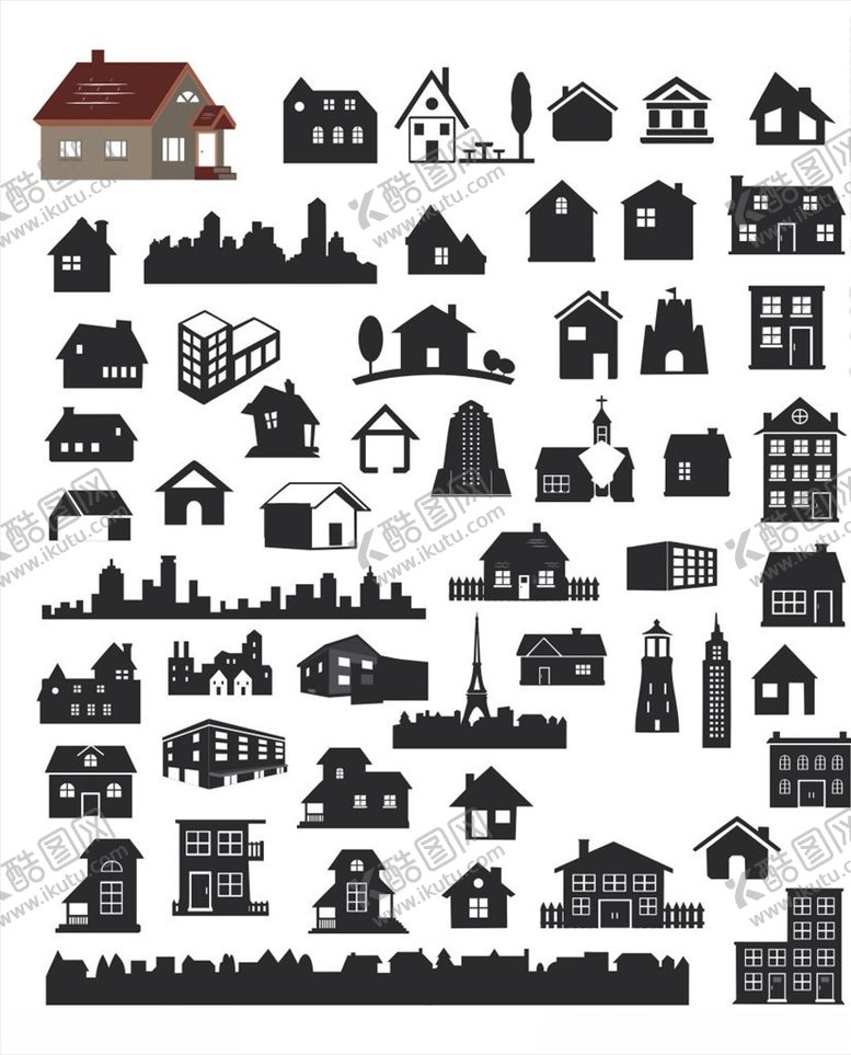 编号：33105311010005289200【酷图网】源文件下载-房子