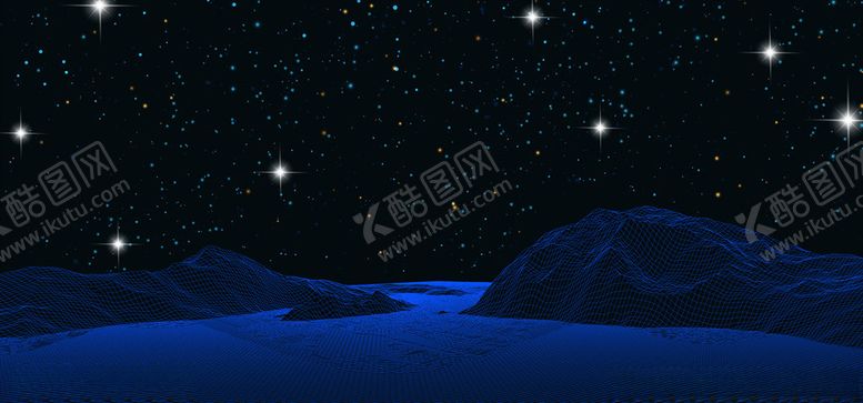 编号：43458109212109337407【酷图网】源文件下载-星空插画