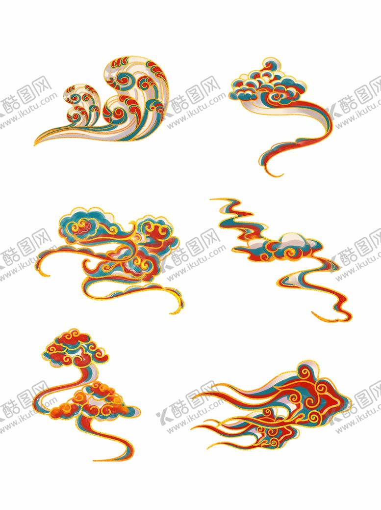 编号：44701609270256159884【酷图网】源文件下载-卡通云纹