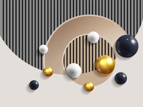 抽象几何装饰画