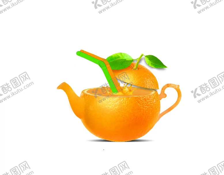 编号：54809609180332074065【酷图网】源文件下载-橙子茶壶