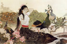 版纳春韵图