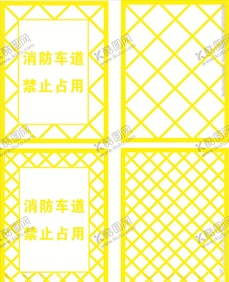 编号：91818606251927124931【酷图网】源文件下载-消防通道CDR14版